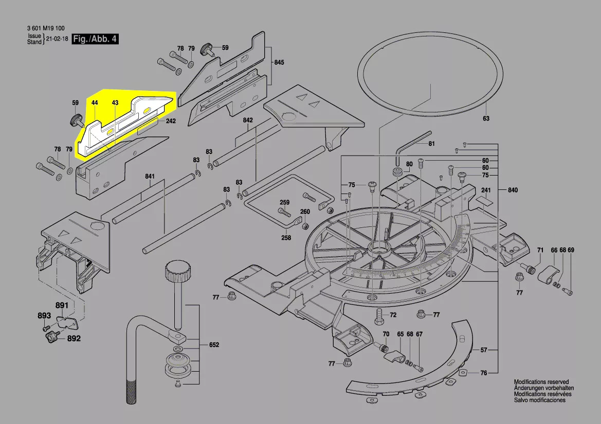 Butée réf. 1 609 B04 182 Bosch